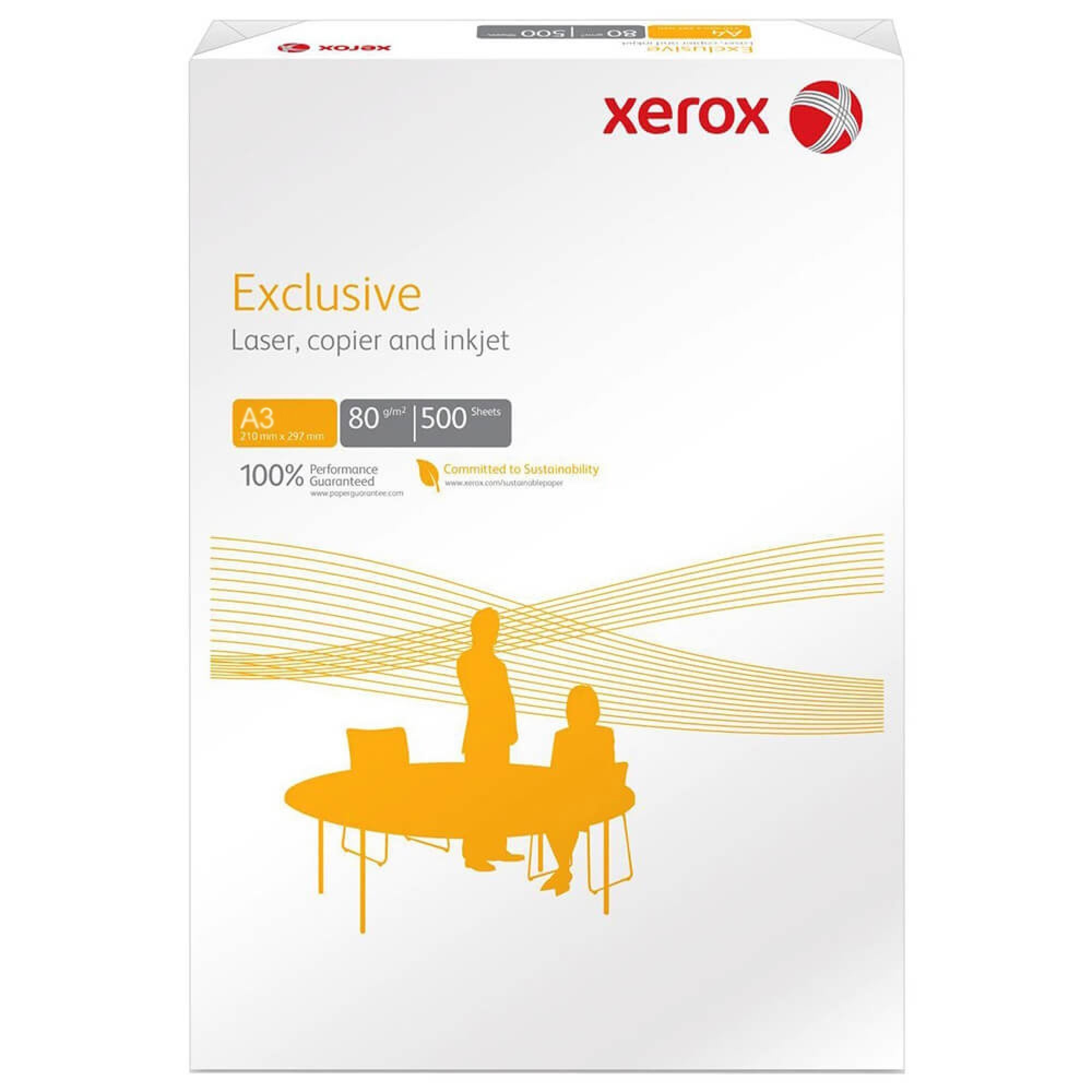 Папір офісний білий А3 Xerox Exclusive 500арк.